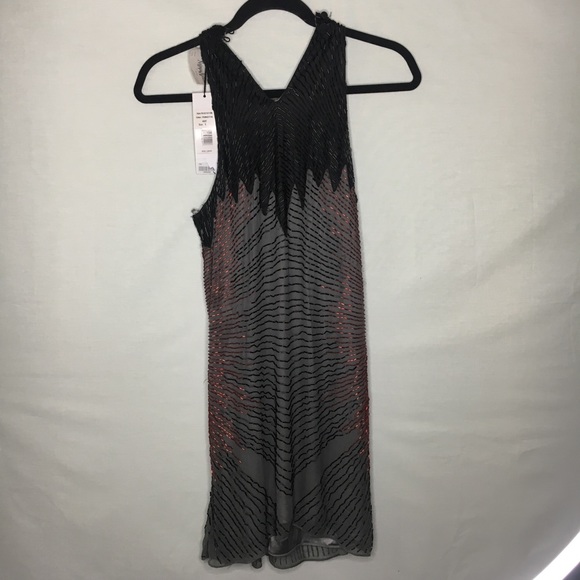 Parker Poinsettia Beaded Dress - Picture 4 of 7